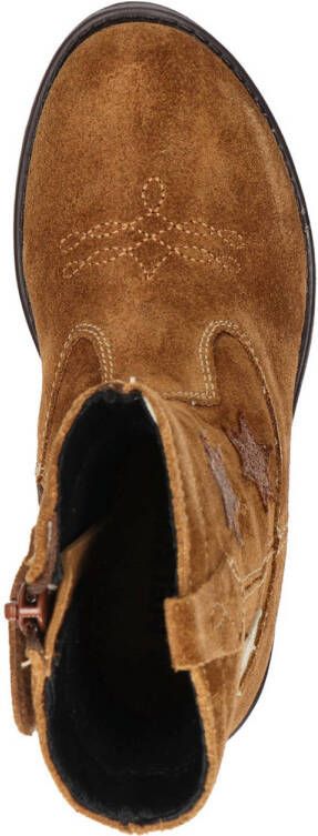 Nelson Kids suède cowboylaarzen cognac Bruin Meisjes Suede All over print 28 - Foto 2