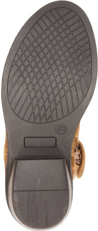 Nelson Kids suède cowboylaarzen cognac Bruin Meisjes Suede All over print 33