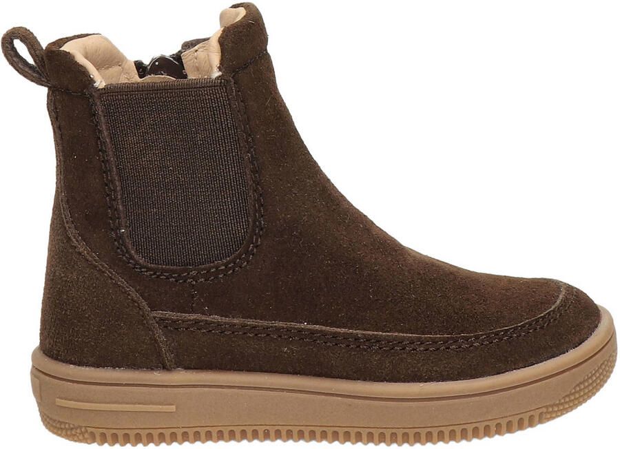 Nelson Kids suède enkelboots bruin