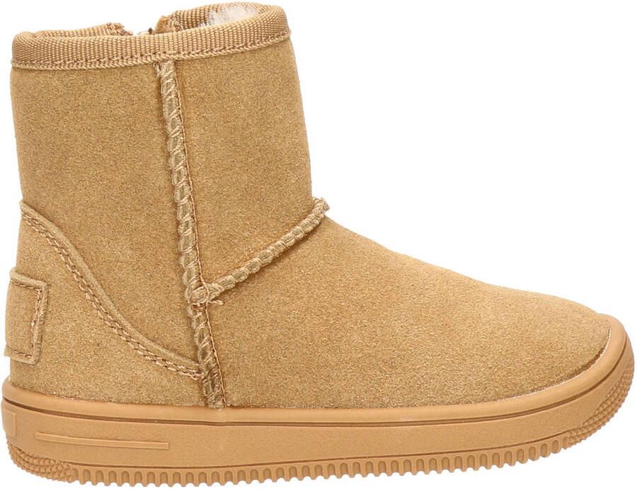 Nelson Kids suède enkelboots camel