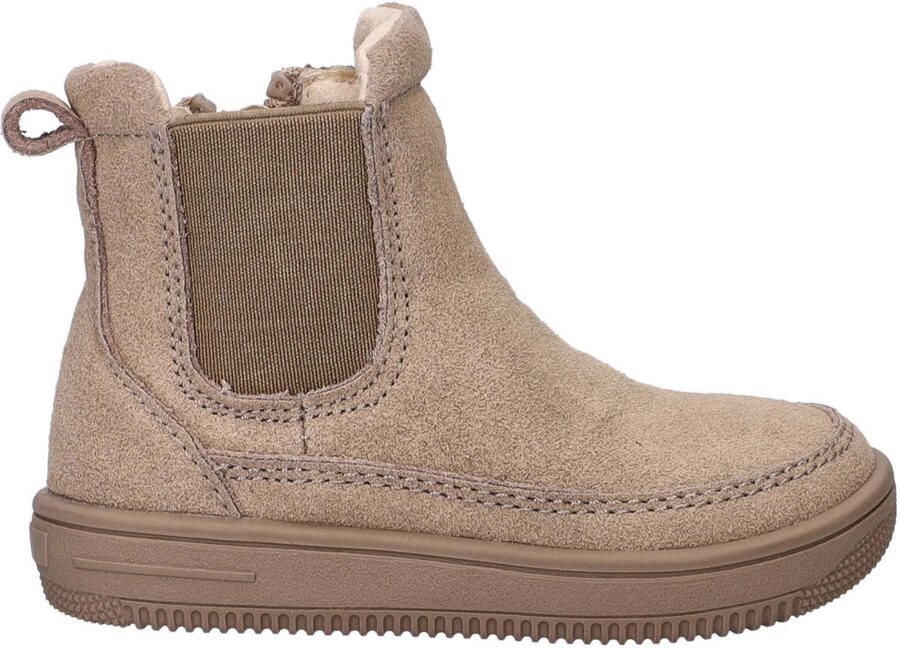 Nelson Kids suède enkelboots taupe