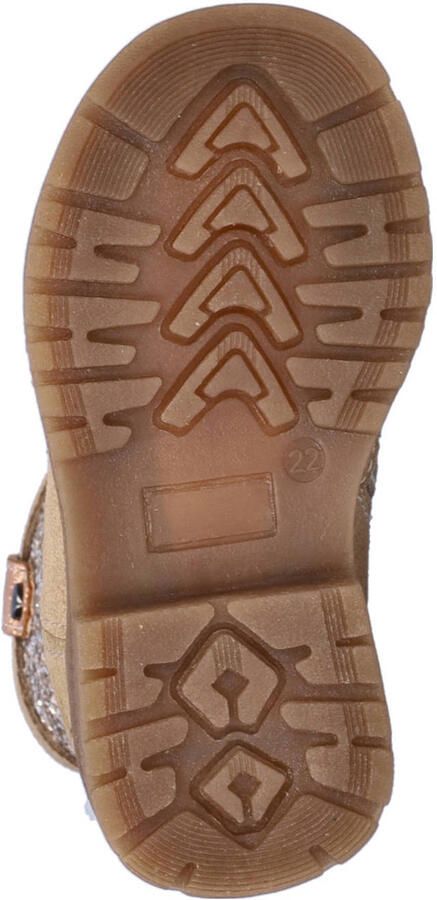 Nelson Kids suède laarzen met glitters beige - Foto 2