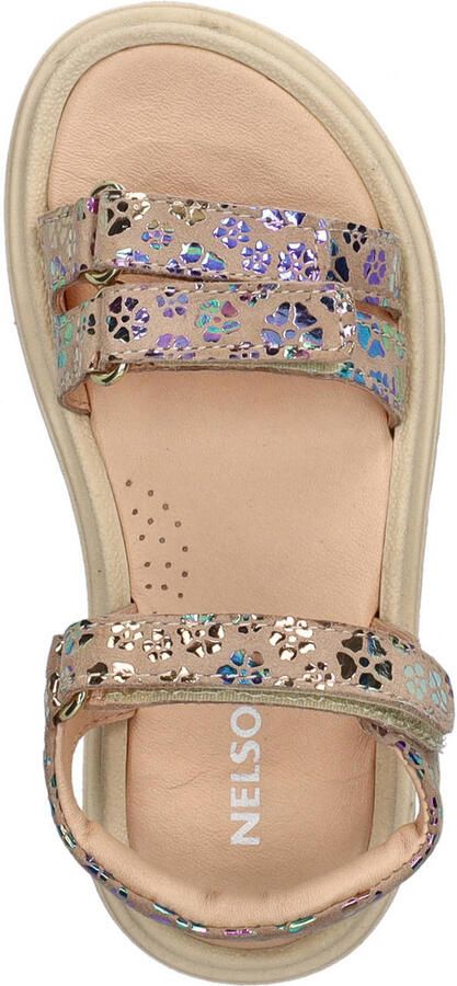 Nelson Kids suède sandalen beige multi - Foto 3