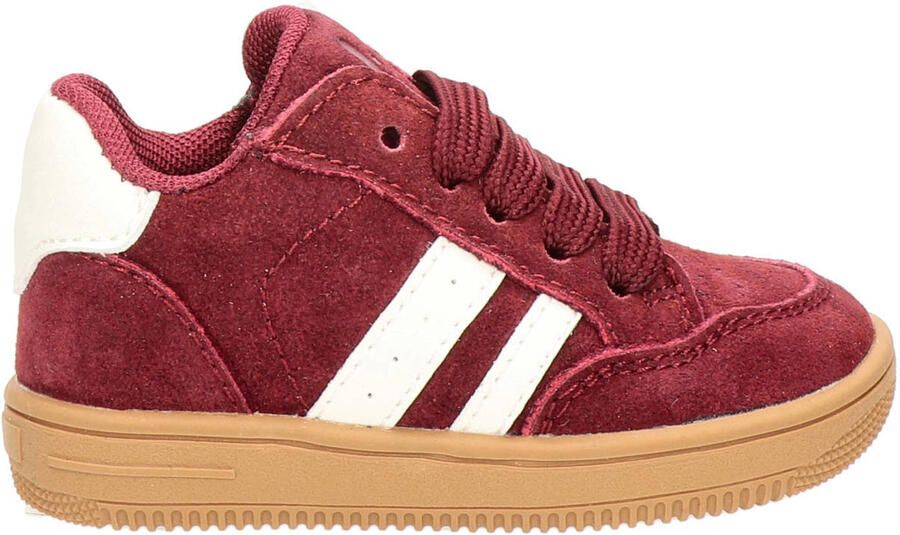 Nelson Kids suède sneakers bordeaux