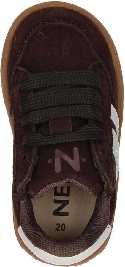 Nelson Kids suède sneakers bruin - Foto 3