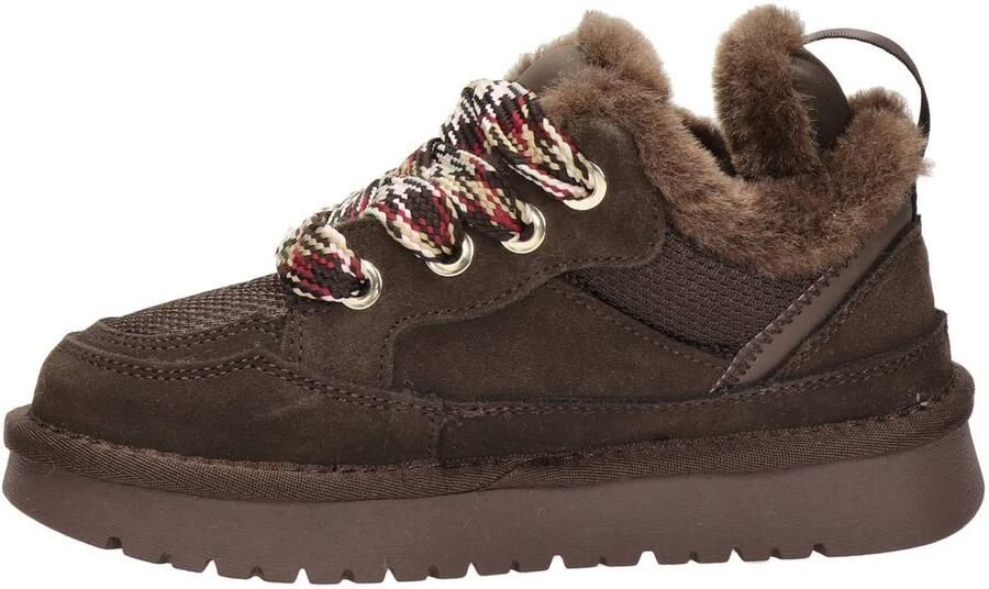 Nelson Kids suède sneakers bruin - Foto 2