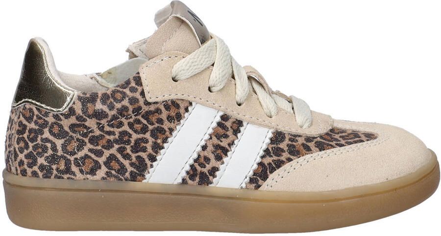 Nelson Kids suède sneakers leopard