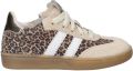 Nelson Kids suède sneakers leopard Beige Panterprint - Bruin