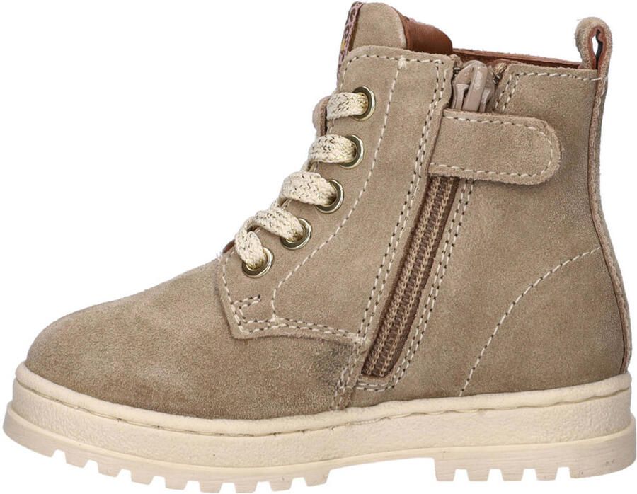 Nelson Kids suède veterboots taupe - Foto 2