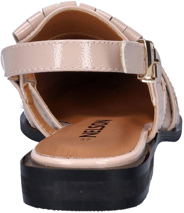 Nelson lak slingback loafers taupe - Foto 2