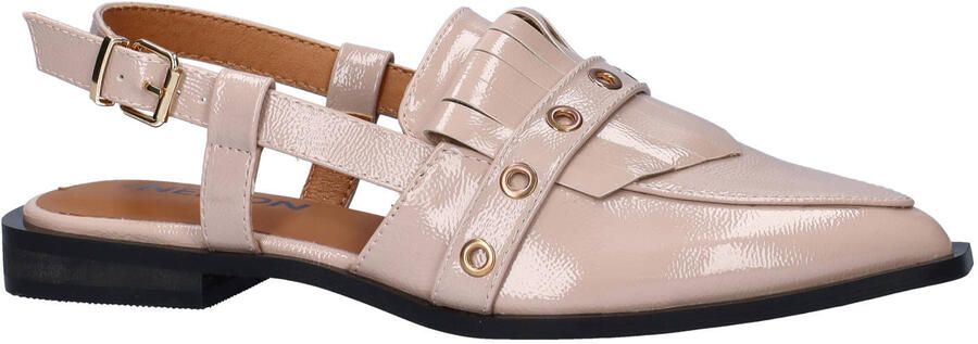 Nelson lak slingback loafers taupe - Foto 3