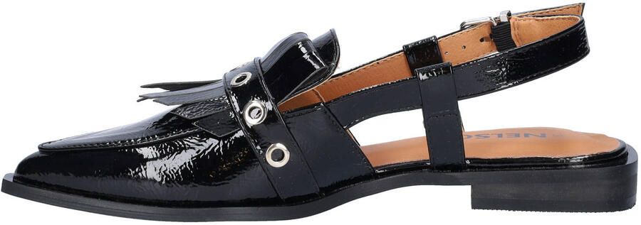 Nelson lak slingback loafers zwart - Foto 2