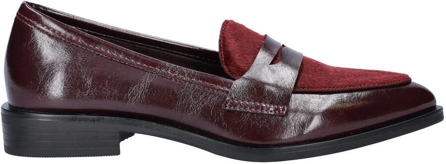 Nelson lakleren loafers bordeaux