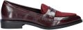 Nelson lakleren loafers bordeaux - Rood