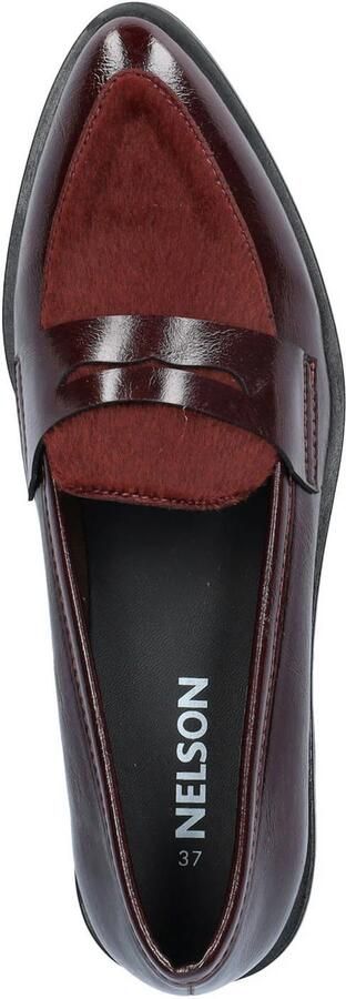 Nelson lakleren loafers bordeaux - Foto 3