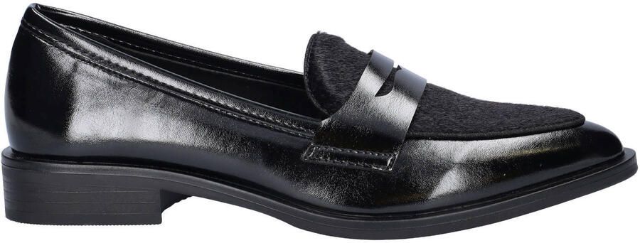 Nelson lakleren loafers zwart