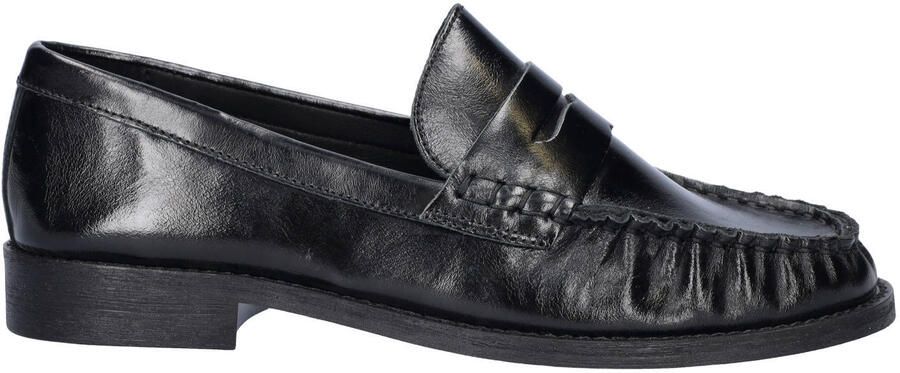 Nelson lakleren loafers zwart