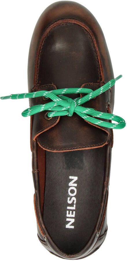 Nelson leren bootschoenen bruin - Foto 2