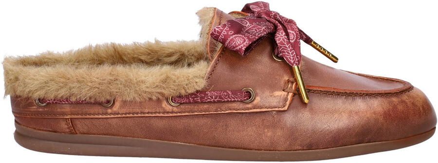 Nelson leren bootschoenen cognac