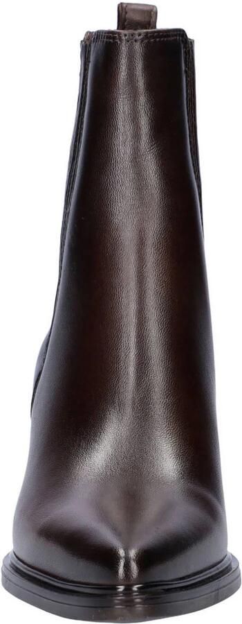 Nelson leren chelsea boots met blokhak bruin - Foto 3