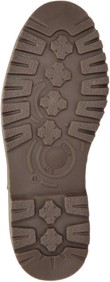 Nelson leren enkelboots met profielzool cognac - Foto 2