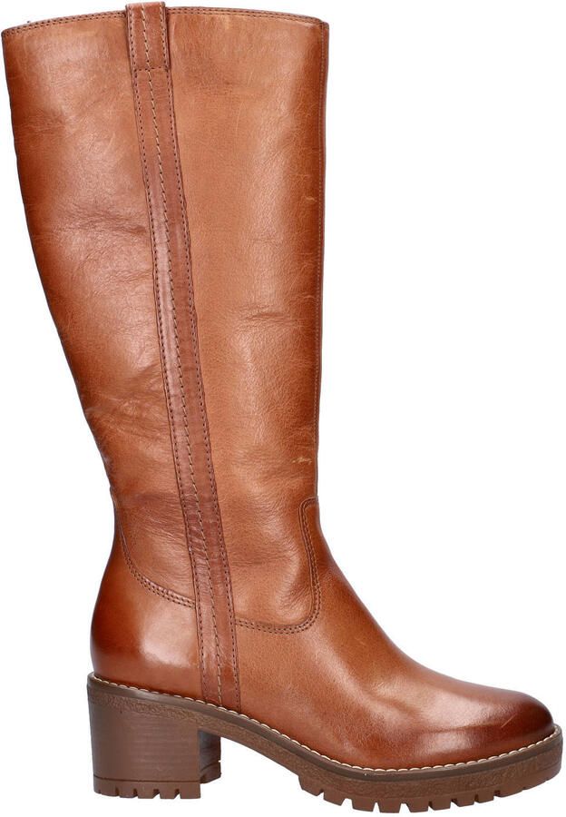 Nelson leren hoge laarzen cognac