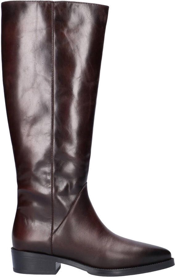 Nelson leren laarzen bordeaux