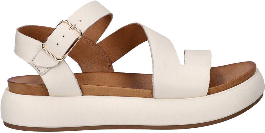 Nelson leren sandalen ecru