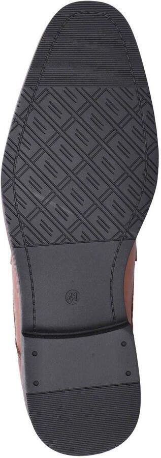 Nelson leren veterschoenen cognac - Foto 3