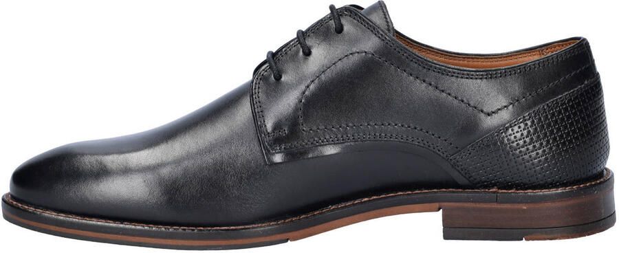 Nelson leren veterschoenen zwart - Foto 3