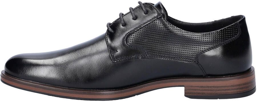Nelson leren veterschoenen zwart - Foto 2