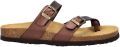 Nelson slippers bruin - Bruin