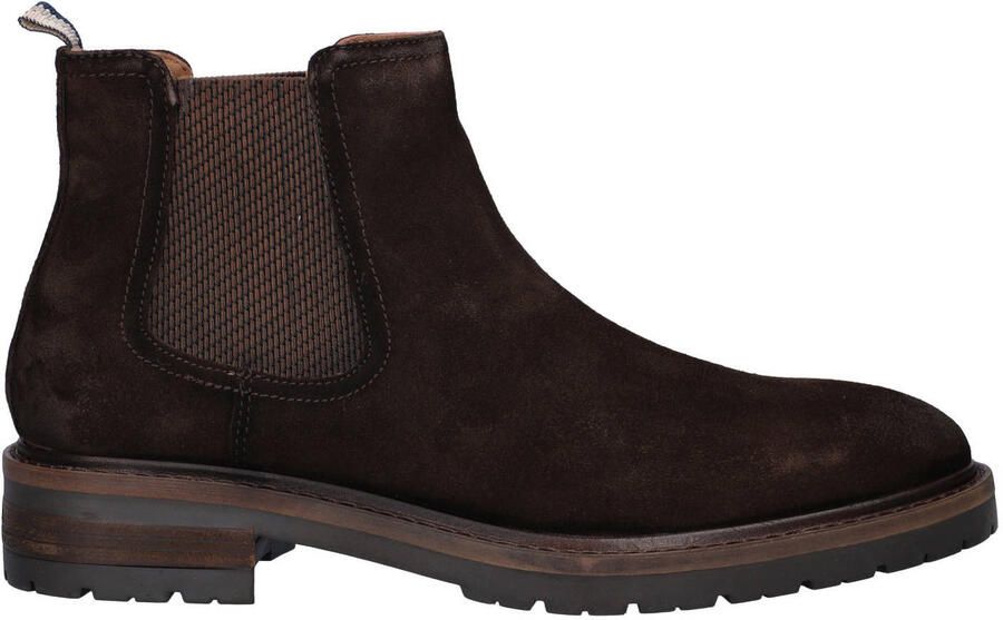 Nelson suède chelsea boots bruin