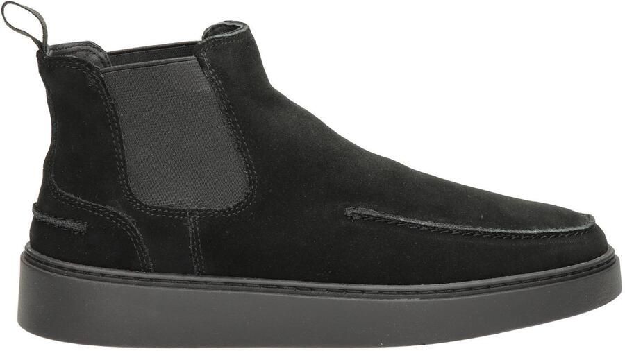 Nelson suède chelsea boots zwart