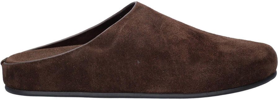 Nelson suède clogs bruin