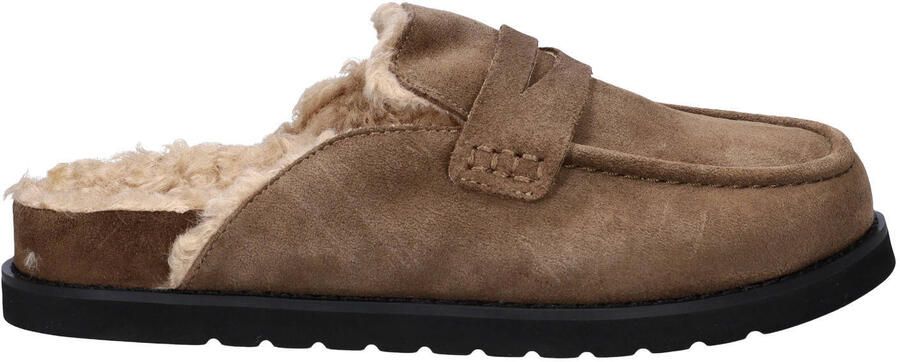 Nelson suède clogs kaki