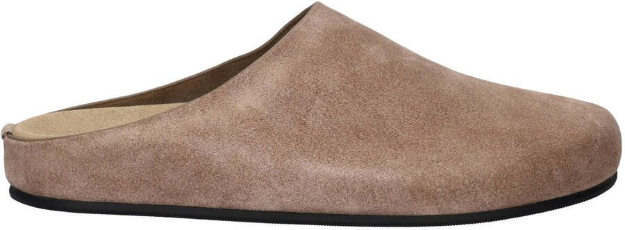 Nelson suède clogs taupe