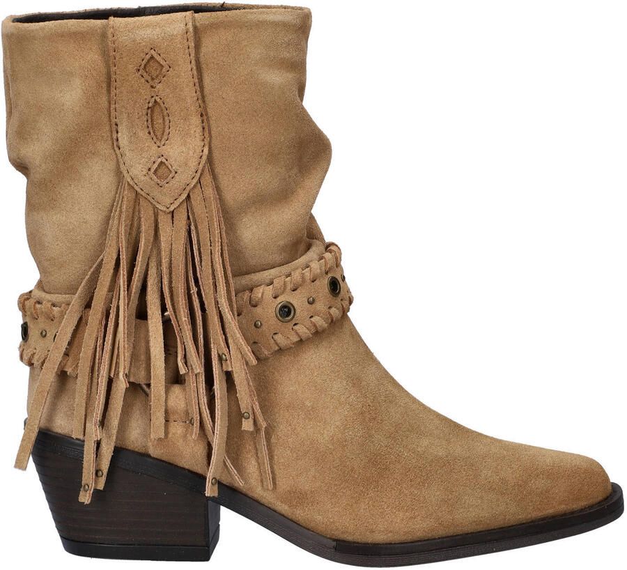 Nelson suède cowboylaarzen camel