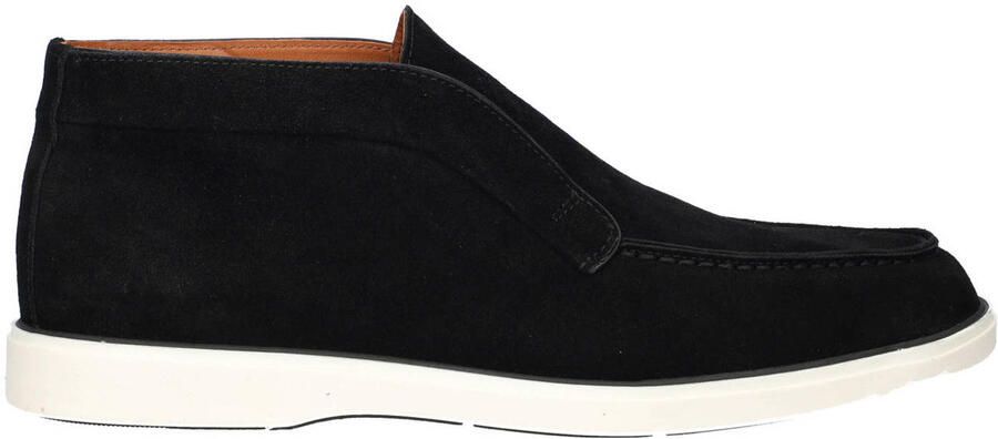 Nelson suède enkelboots zwart