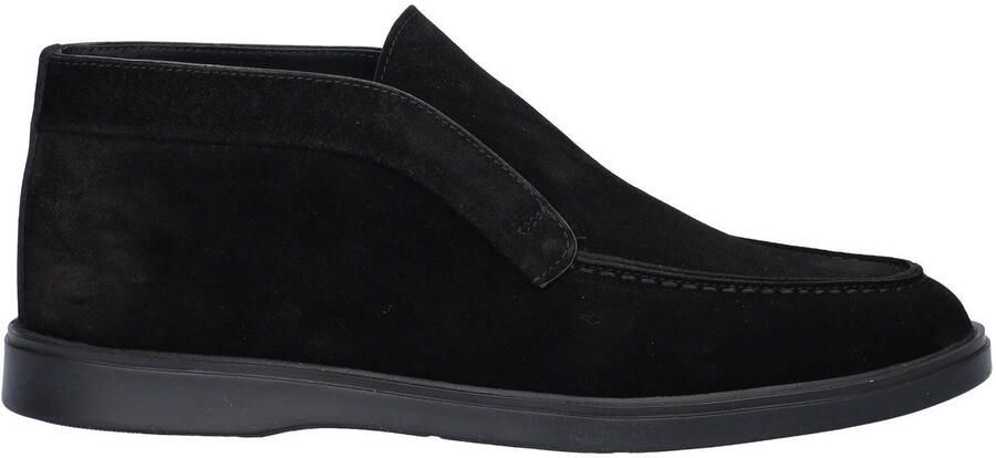 Nelson suède enkelboots zwart