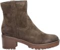 Nelson suede enkellaarzen blokhak bruin - Bruin