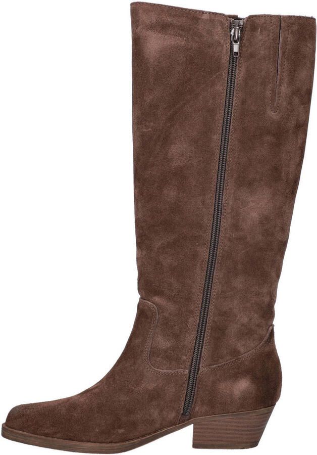 Nelson suède hoge laarzen bruin