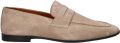 Nelson suède loafers beige - Beige