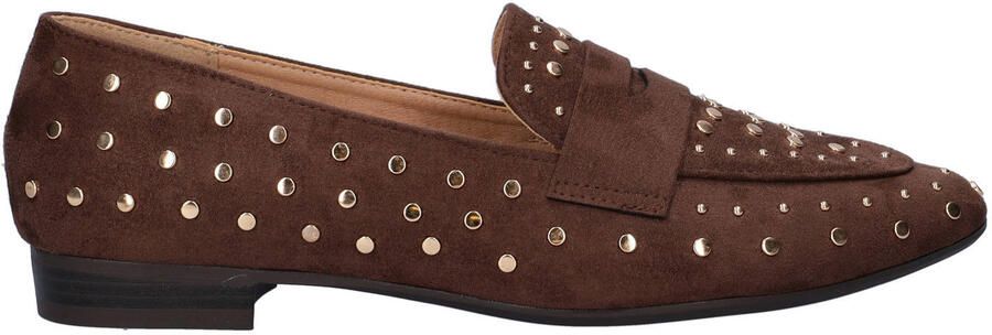 Nelson suède loafers bruin