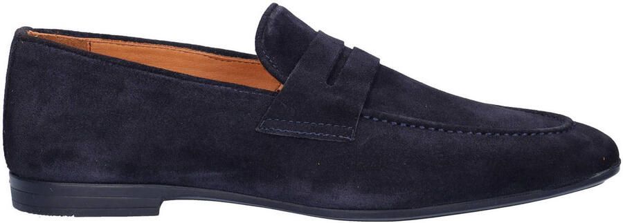 Nelson suède loafers donkerblauw