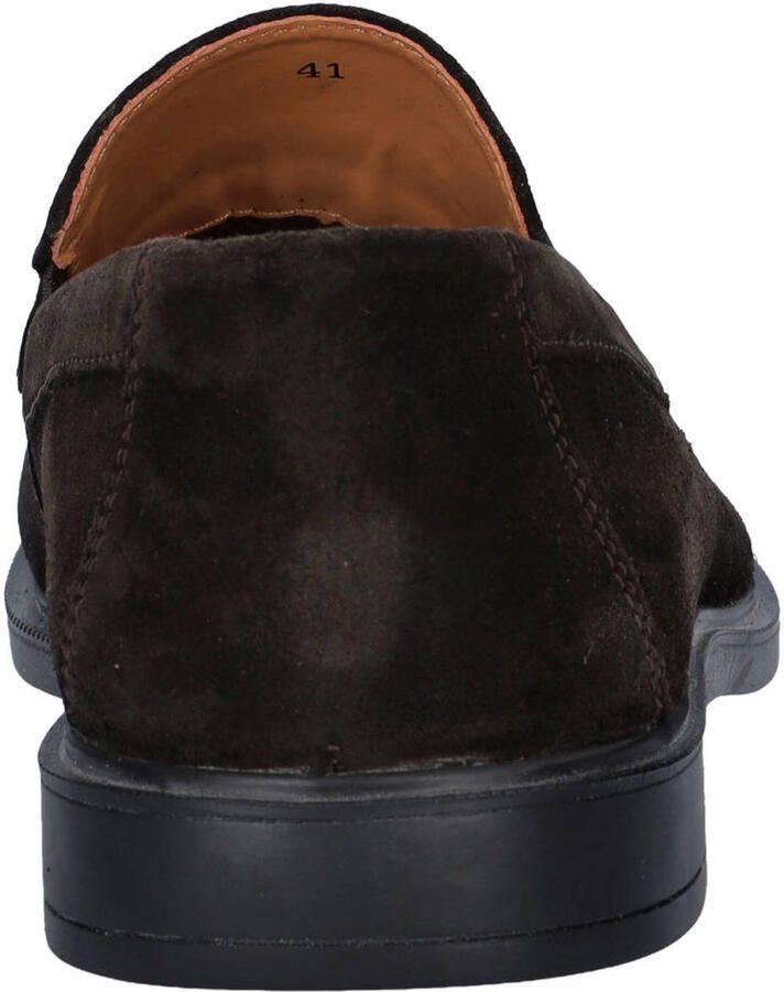 Nelson suède loafers donkerbruin - Foto 2