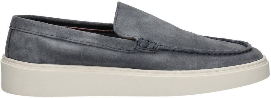 Nelson suede loafers licht blauw