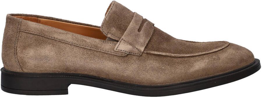 Nelson suède loafers taupe