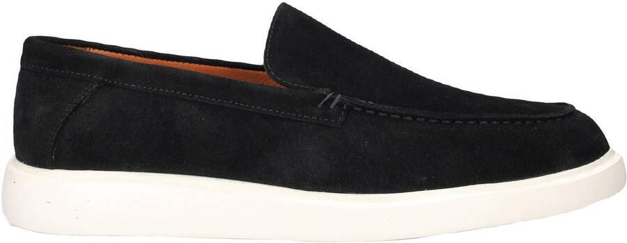 Nelson suède loafers zwart
