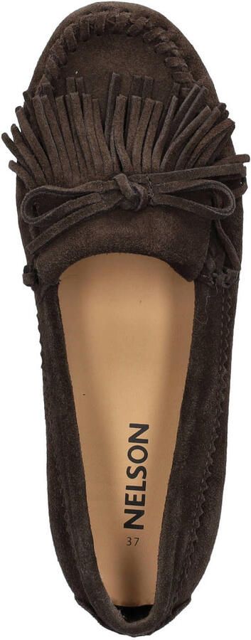 Nelson suede mocassins bruin - Foto 2